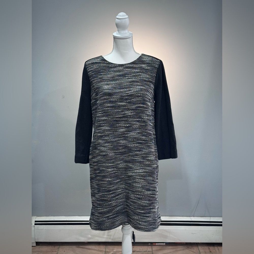 Charcoal B/W Vince Knit Dress Size M NWT